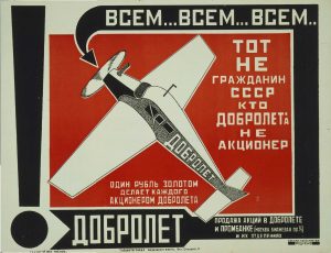 Alexandr Rodchenko anuncio para Dobrolet