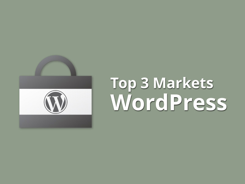Top 3 Markets de Themes WordPress
