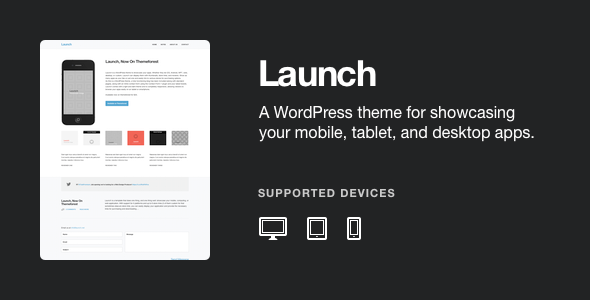 Tema WordPress Launch