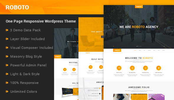 Tema WordPress Roboto