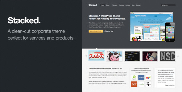 Tema WordPress Stacked