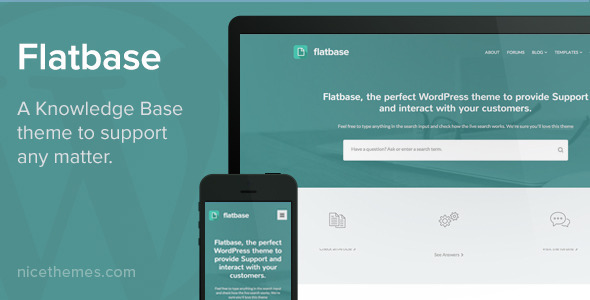 Tema WordPress Flatbase